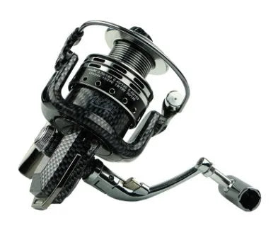 Full metal spinning fishing reel with 13+1 axis and high-hard aluminium alloy wire cup