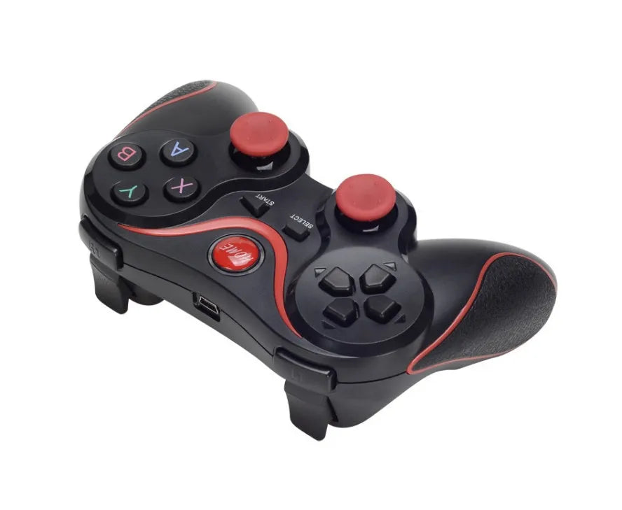 X3 Bluetooth wireless game controller for Android phones with mobile phone clip accessory