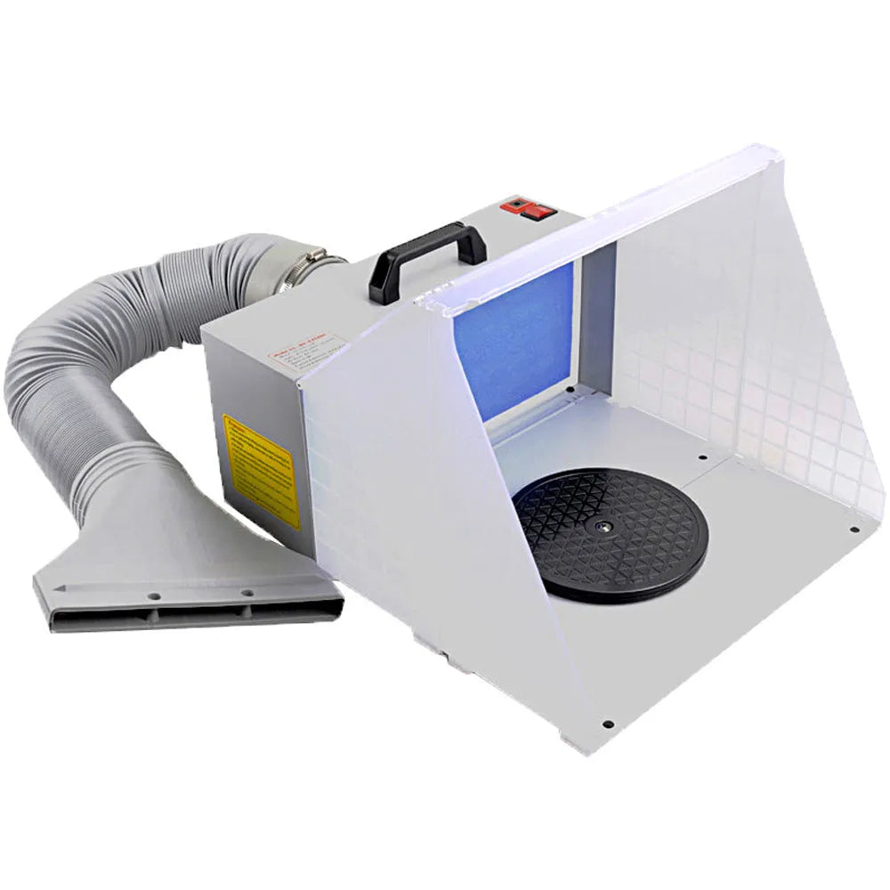 Model Color 25W exhaust fan for paint fume extraction, 420x150x250mm with UK plug
