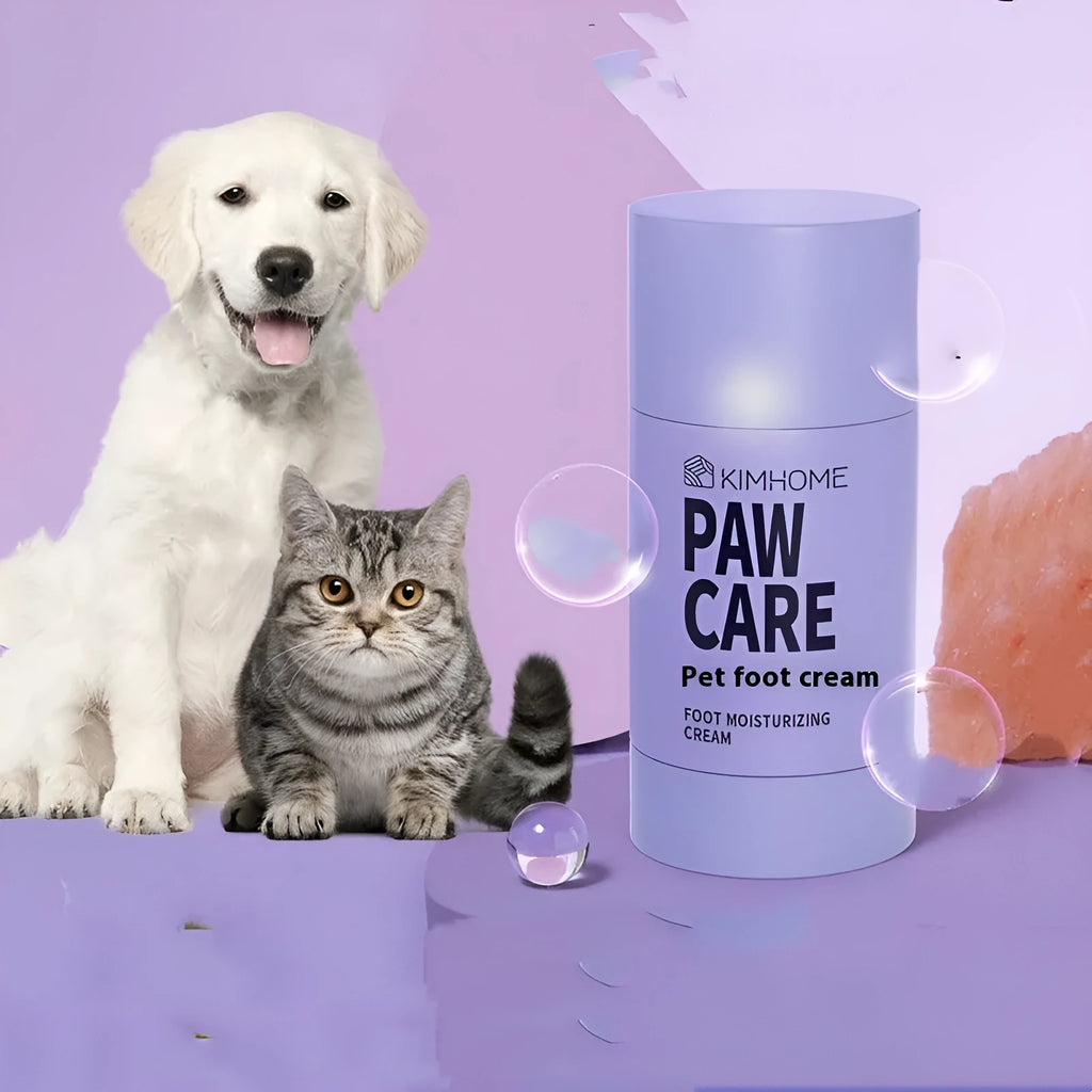 40g tube of pet foot moisturising cream with Brazil palm wax for cat and dog paw care