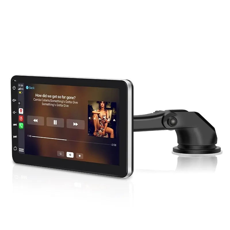 7-inch wireless Carplay Bluetooth GPS car navigator with universal suction cup mount