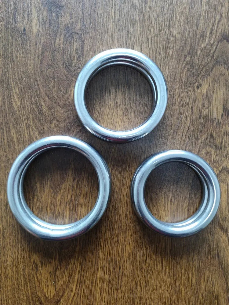 Electroplated steel Wing Chun training ring for martial arts conditioning exercises