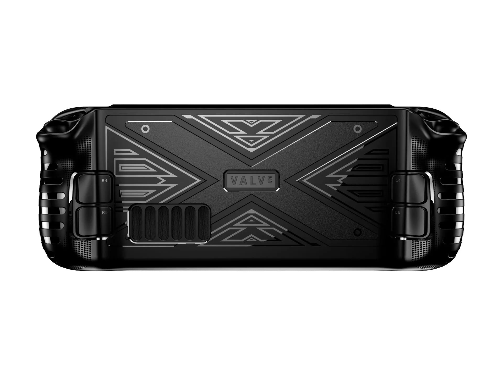 Steam Deck protective silicone case in red, blue, and black colours showing flexible TPU material