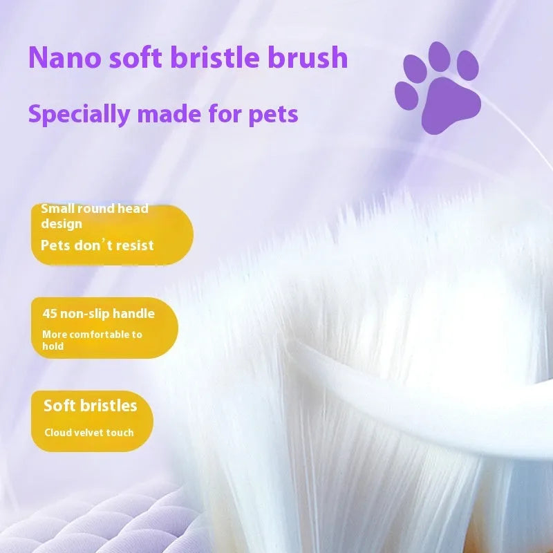Pet teeth whitening pen with brush head for dog and cat dental care
