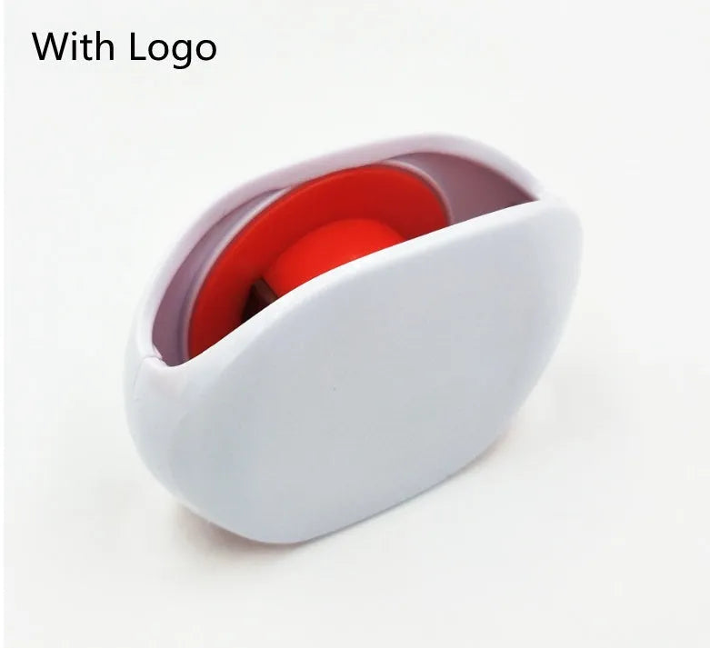 Automatic earphone retractor winder with telescopic reel and small storage box.