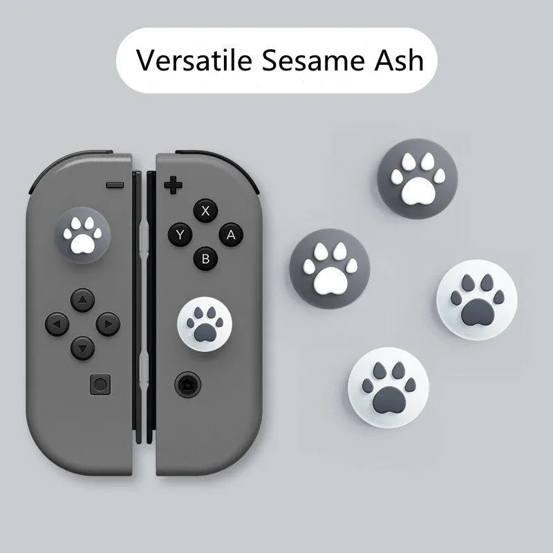 Silicone protective sleeve and joystick caps for Nintendo Switch Lite controller in various colour combinations