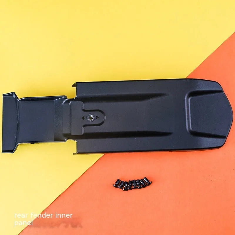 Carbon fibre rear mudguard assembly for a Light Bee electric off-road bicycle