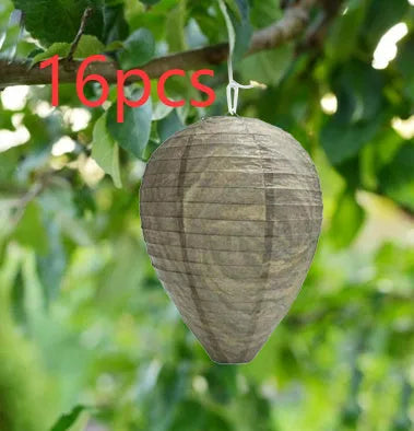 Paper honeycomb lantern with wire frame measuring 22x28 cm for event decoration