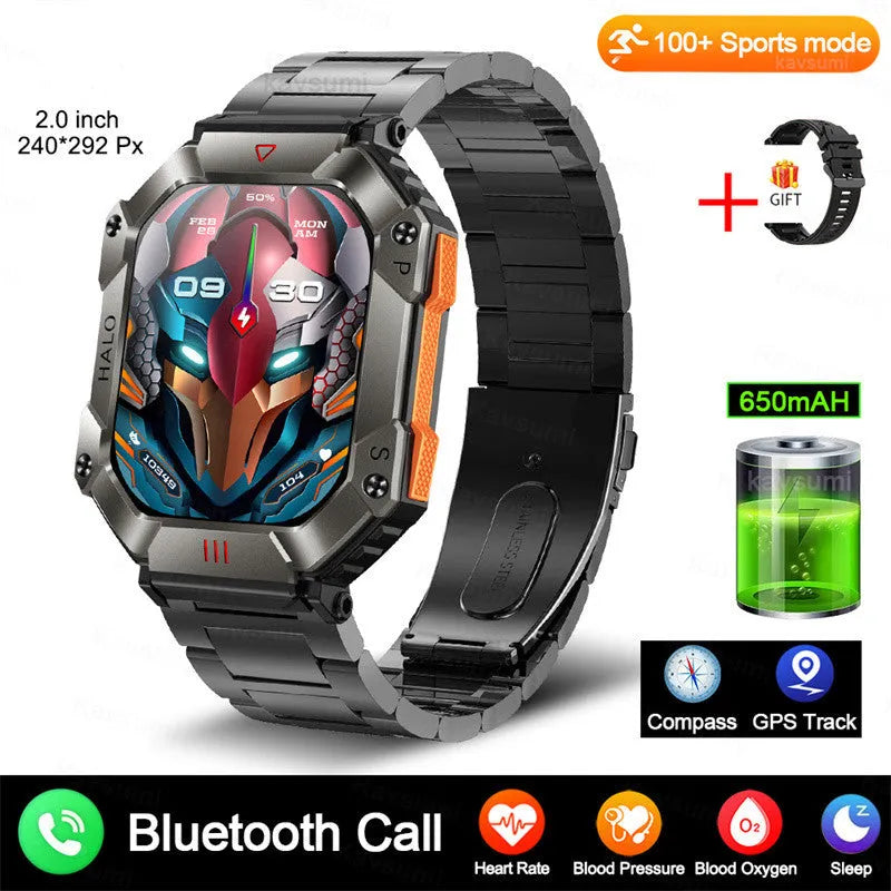 Android GPS smart watch for women with a resin dial, titanium alloy case, and an interchangeable leather strap.