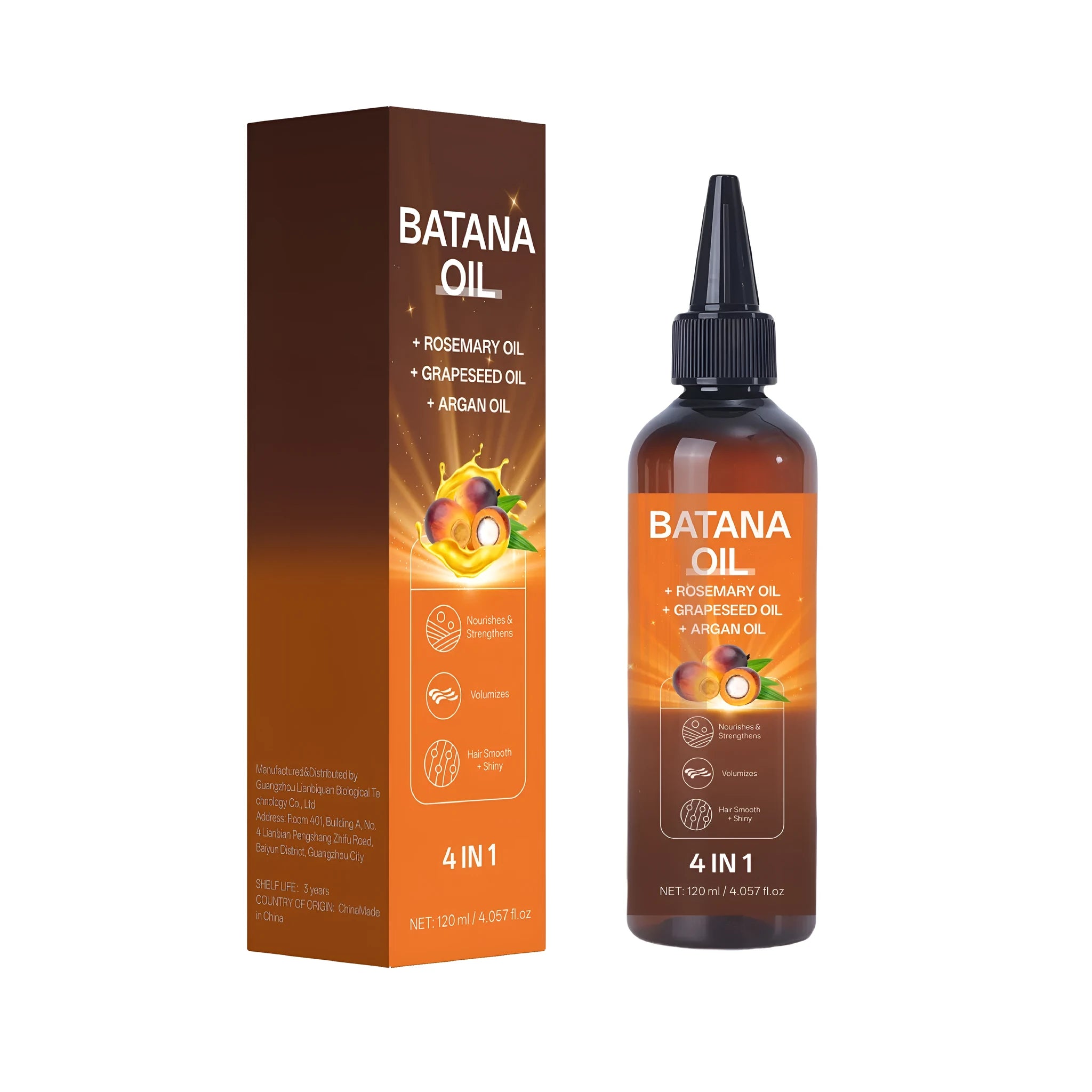 Batana Styling Cream treatment oil bottle for hair moisturising and anti-fracture care