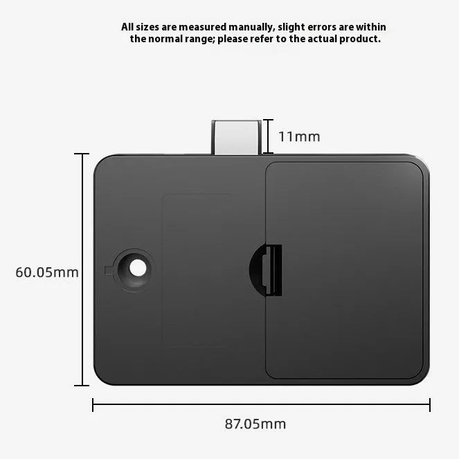 F079 no-punch drawer lock with removable card and key for wardrobe and safe box security