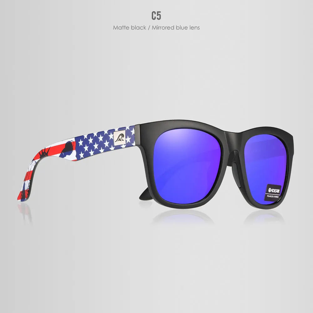 Thickened polarised sunglasses with TAC lenses and PC frame in various colour options