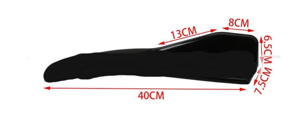 Car deflector lights for General Motors vehicles in carbon fibre finish