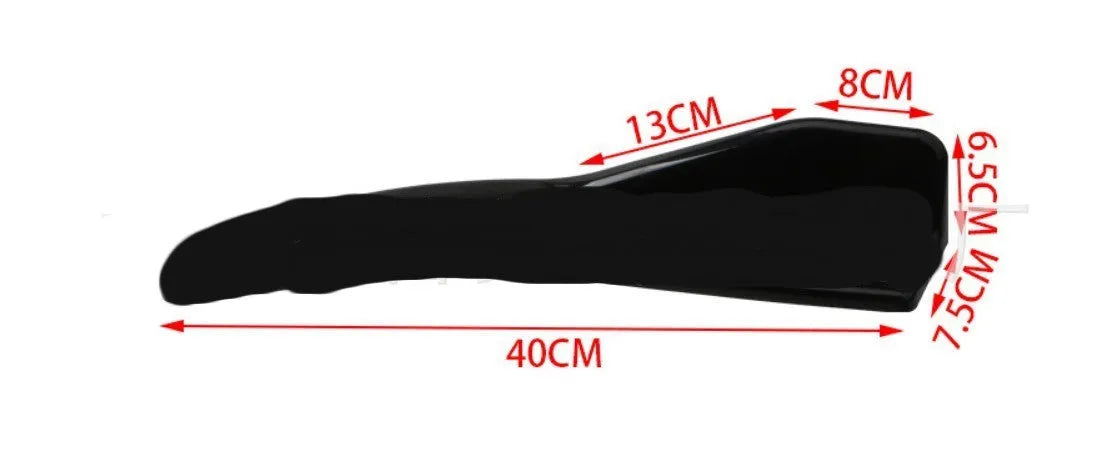 Car deflector lights for General Motors vehicles in carbon fibre finish