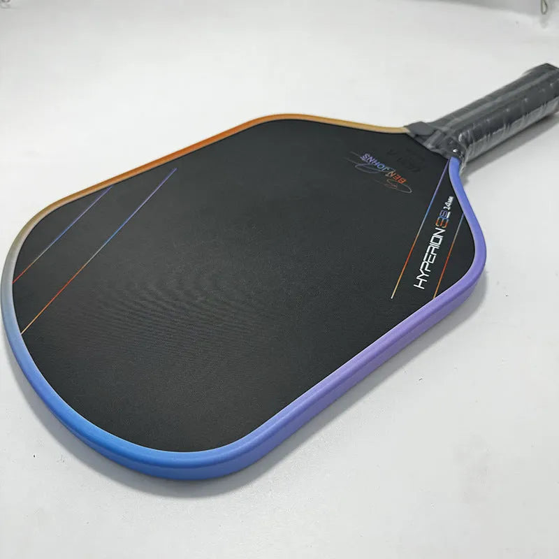 Aurora Multicolor Hyperion 3s pickleball paddle with carbon fibre face and multicolour design