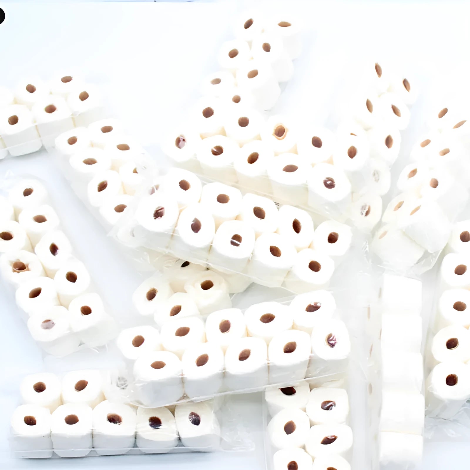 Simulated tissue roll paper model for children's role play with 30x15x80mm dimensions