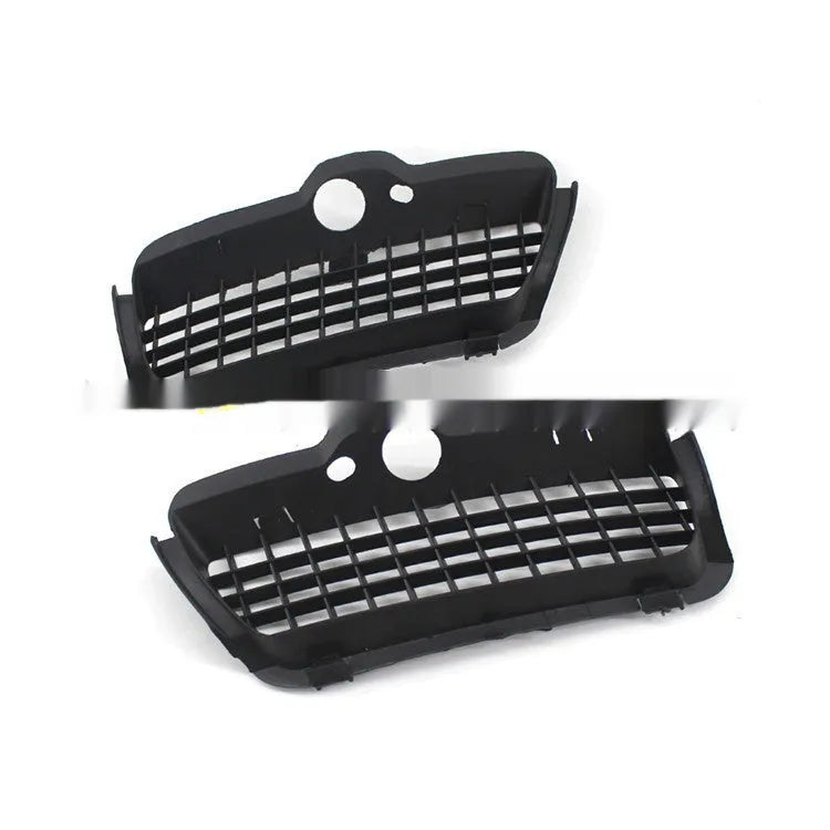 Black ABS plastic fog light cover pair for Volkswagen Golf 3 front bumper lower grille