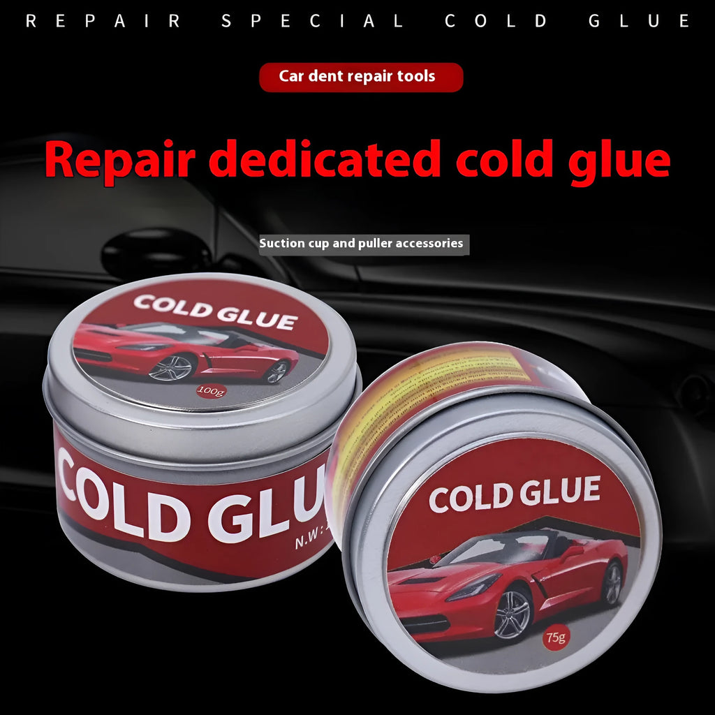 Cold glue container for automobile depression repair in 100g or 75g specifications