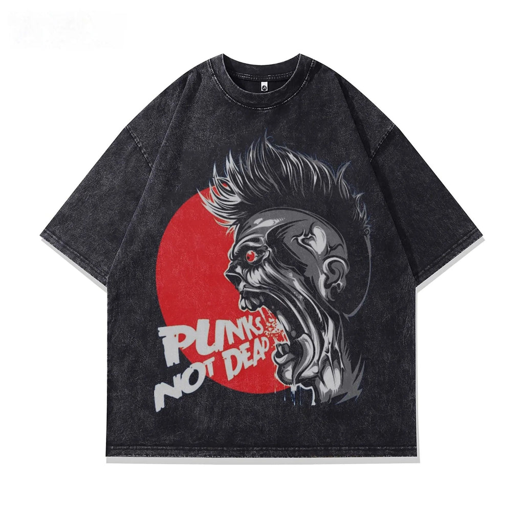 Men's short sleeve pure cotton t-shirt with character print in loose fit design