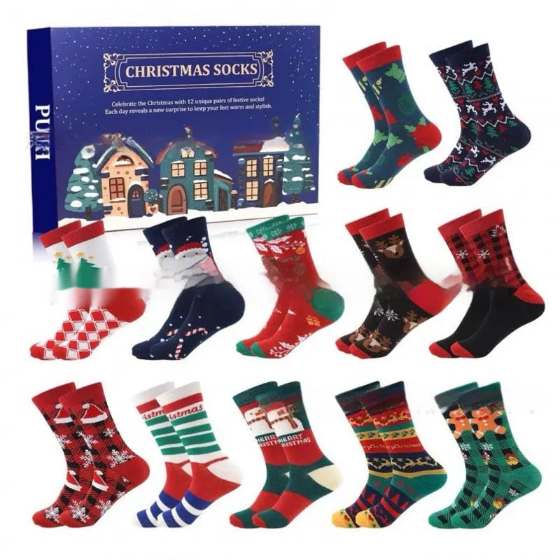 Mini resin Christmas socks blind box decoration for holiday displays