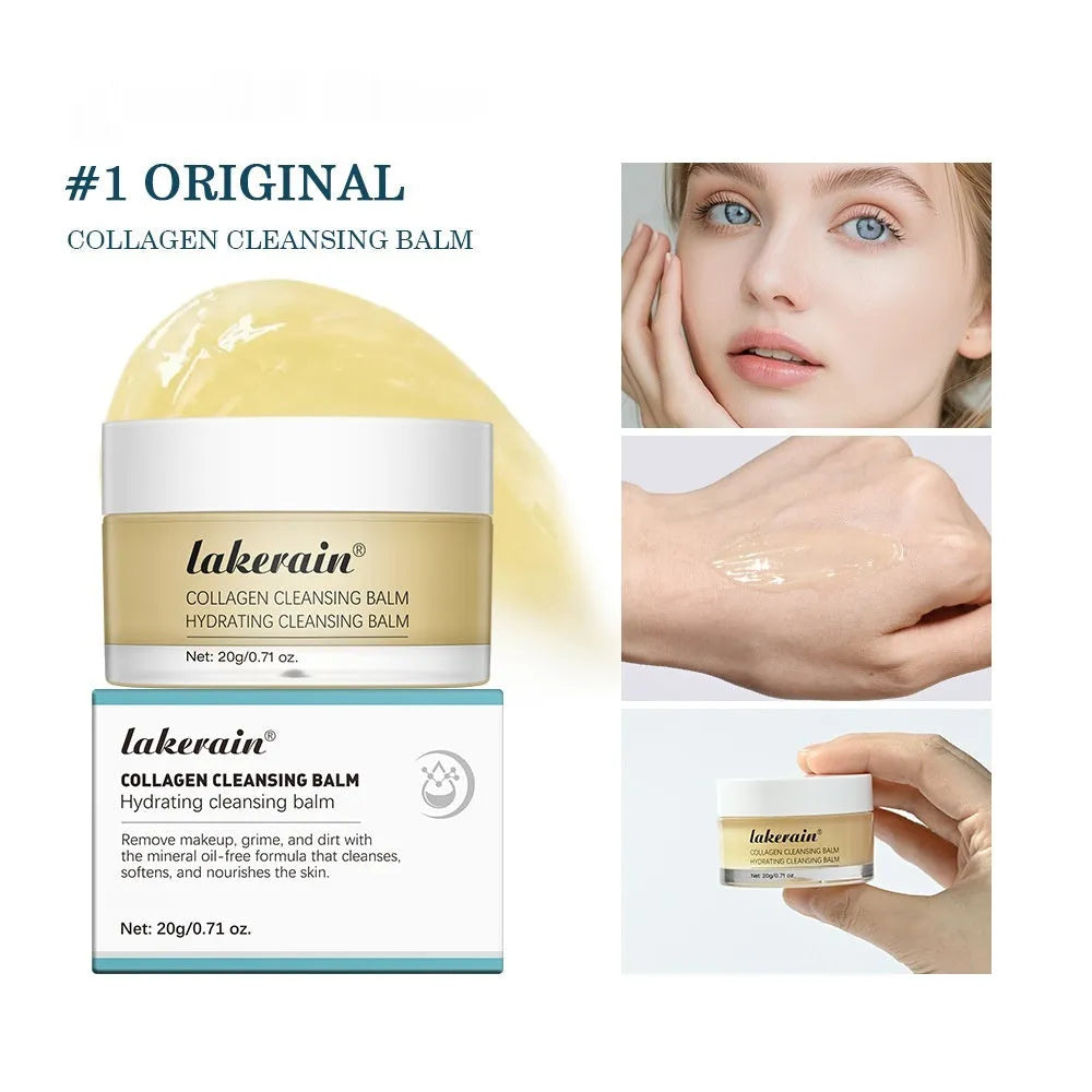 20g tube of rose fragrance makeup remover cleansing cream for face, lips, and eyes.