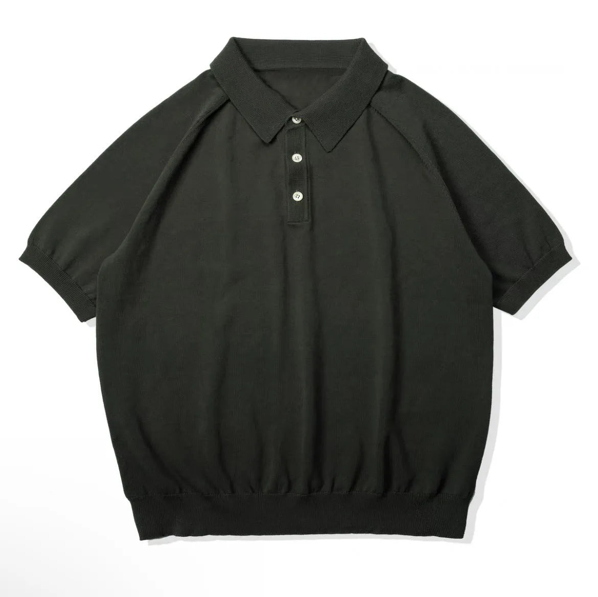 Retro slim fit cotton short-sleeved T-shirt shown in dark brown colour