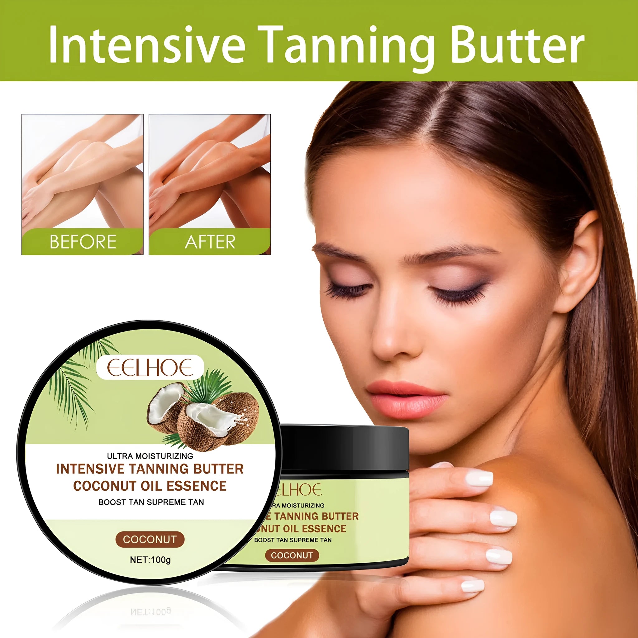 Coconut help black frost cream 100g container for outdoor skin application