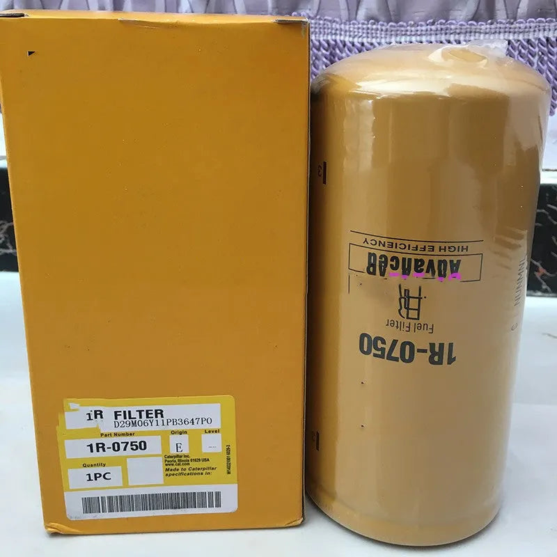 1R-0750 fuel filter element with filter paper construction for anti-fuel oil systems