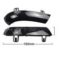 Volkswagen Golf MK5 sequential running water turn signal light made from black ABS plastic.