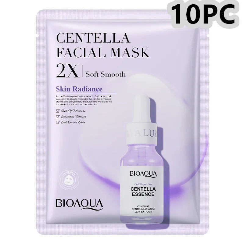 Single pack of a 30g gel facial sheet mask from a range including Collagen, Hyaluronic Acid, Vitamin C and Centella Asiatica variants.