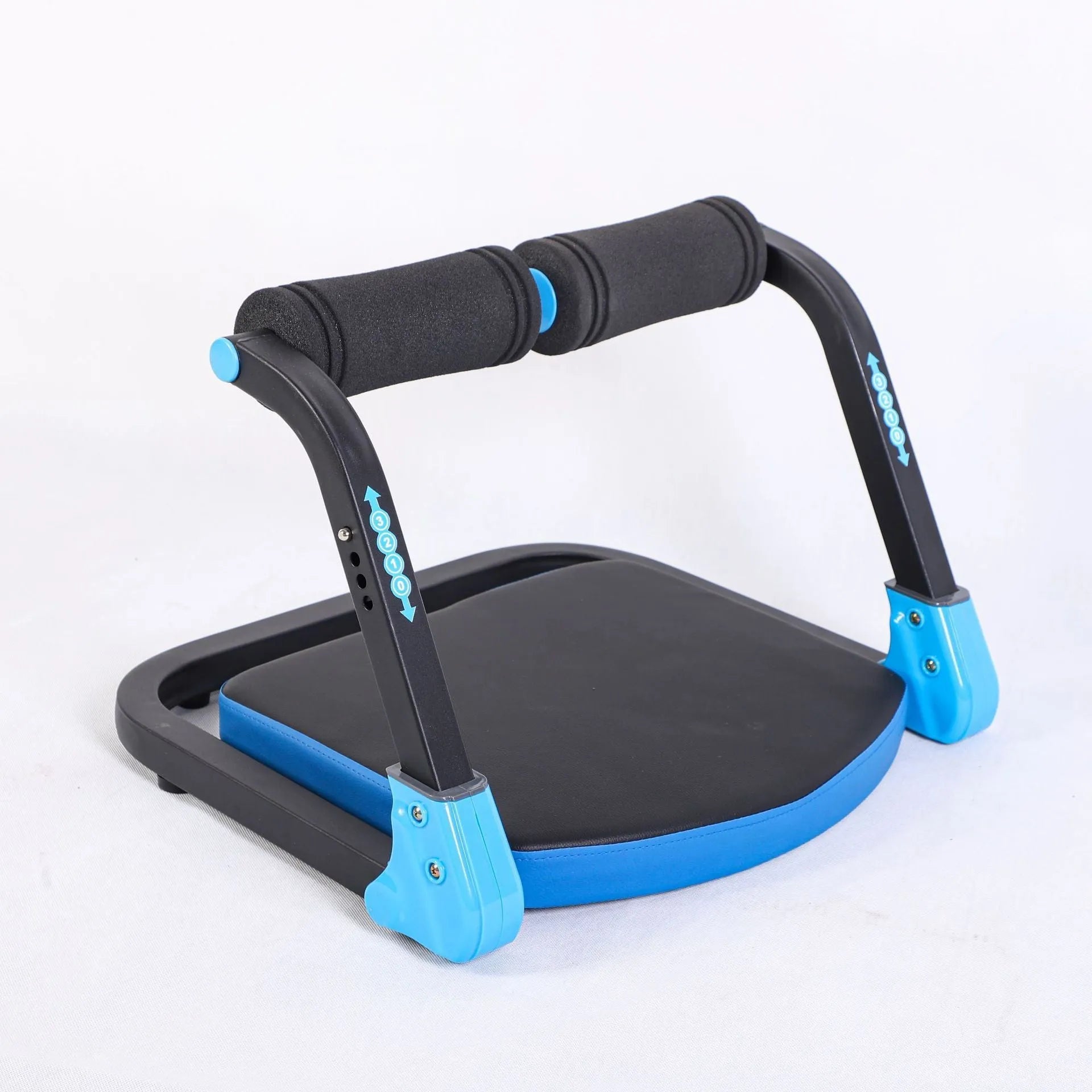 Mini multifunctional abdominal fitness equipment in red or sky blue colour for home and office use