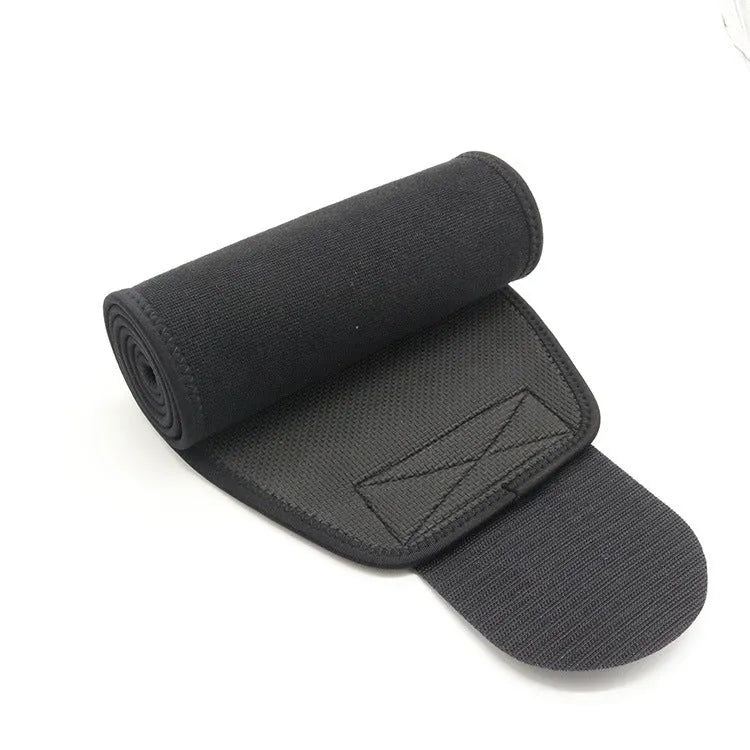 Neoprene lumbar support belt for fitness and running in black, blue, or pink
