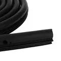 Black rubber sliding door seal for Toyota Hiace High Roof vehicles, 5 metre length
