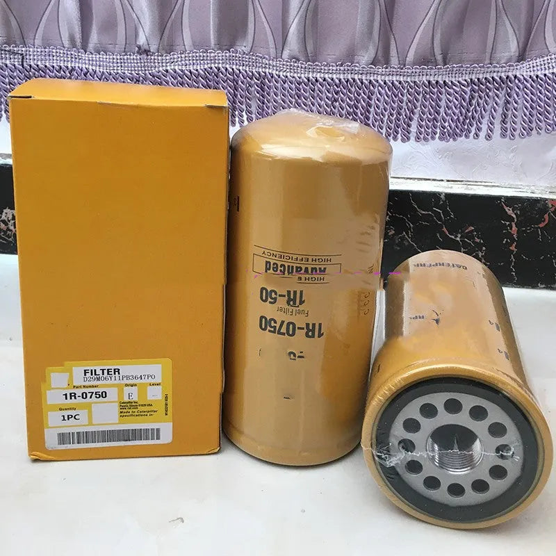 1R-0750 fuel filter element with filter paper construction for anti-fuel oil systems