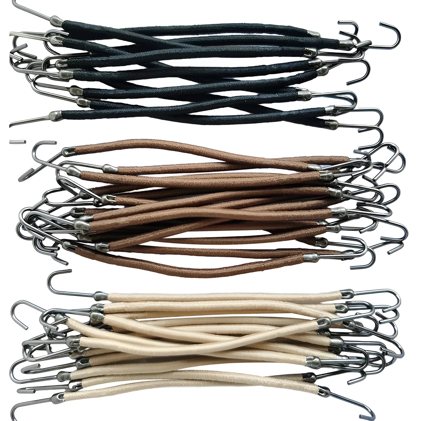 Wig double hook hair tool in solid colour with weaving construction and double hook design