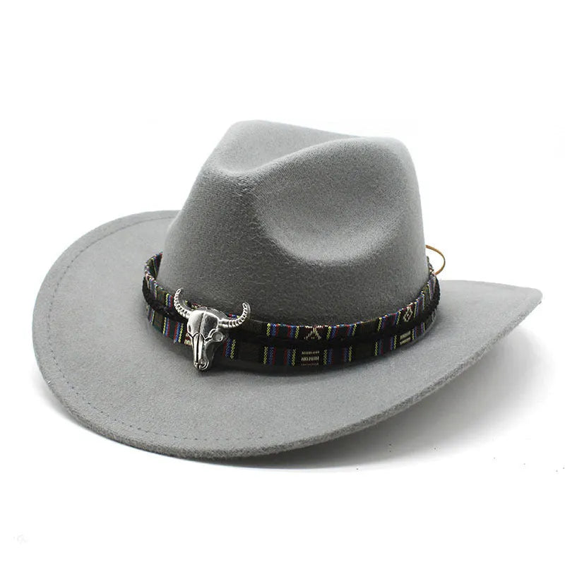 Western cowboy hat in bell crown style made from polyester fabric available in multiple colours
