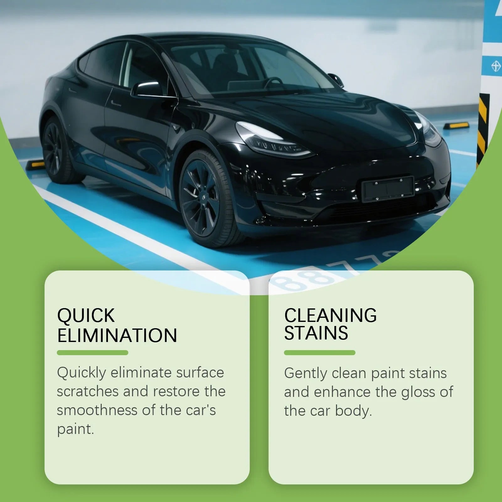 100g car scratch recovery cream tube with applicator sponge for automotive paintwork imperfections