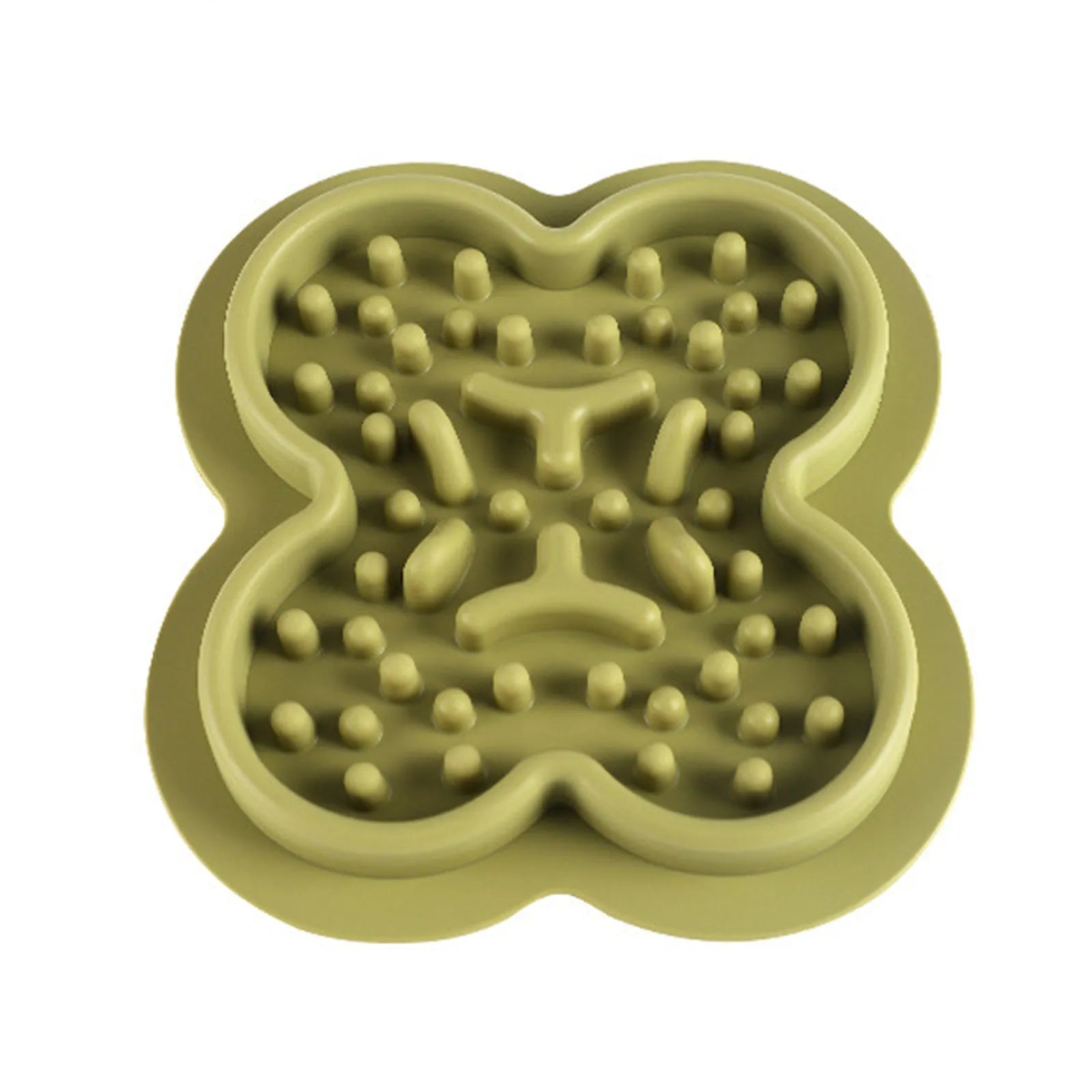 Silicone pet licking pad slow feeder mat for cats and dogs in various colours
