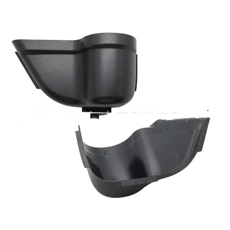 Black ABS plastic door storage box for Jeep Wrangler JK and JL interior organisation