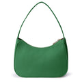 Simple retro waterproof PU leather shoulder bag in apricot colour with adjustable strap.