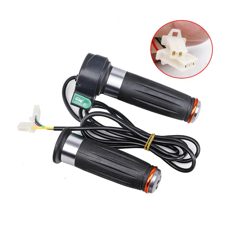 Three-wheel electric vehicle accelerator conversion kit with plastic rotating handle and fuel switch