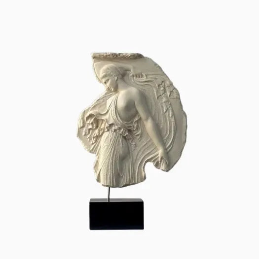 Wine goddess decorative resin ornament with modern simplicity style, measuring 35cm tall.