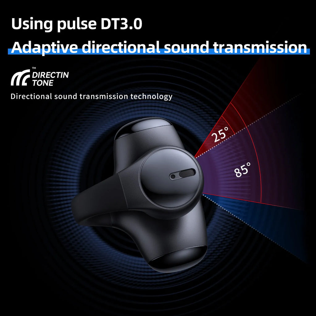 T306 Bluetooth wireless sports headset with ear hook design in black colour