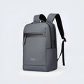 Graphite Gray USB business backpack with Oxford cloth exterior and charging port
