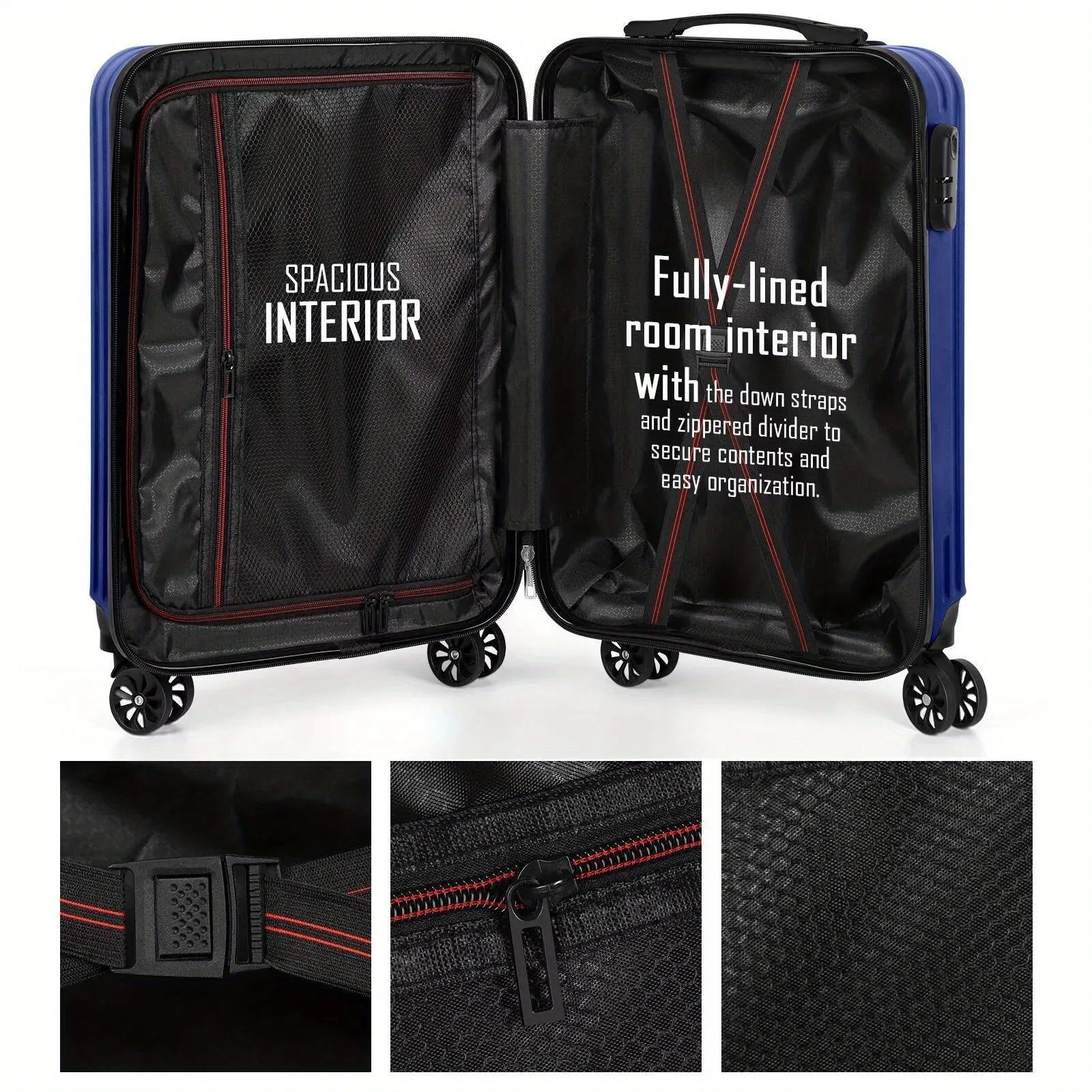 Silver aluminium alloy 14 inch and 20 inch men's travel suitcase set with a towel.
