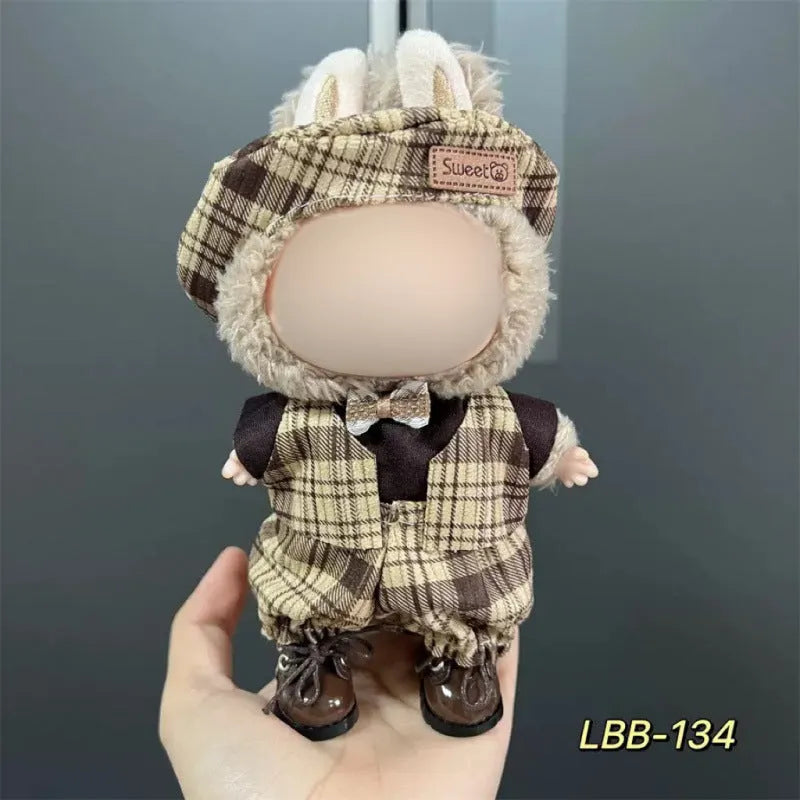 Plastic doll costume for 17cm vinyl figurine from LBB series