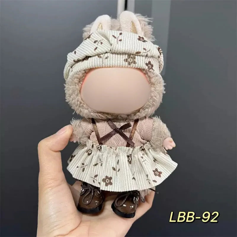 Plastic doll costume for 17cm vinyl figurine from LBB series
