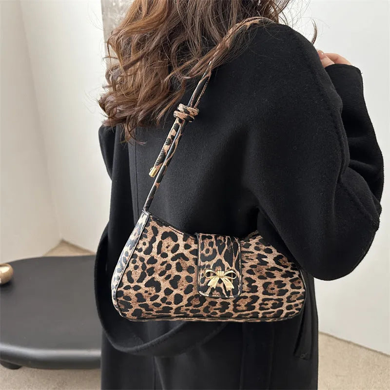 Women's casual PU shoulder bag with sandwich pocket in black, brown, coffee, or khaki.