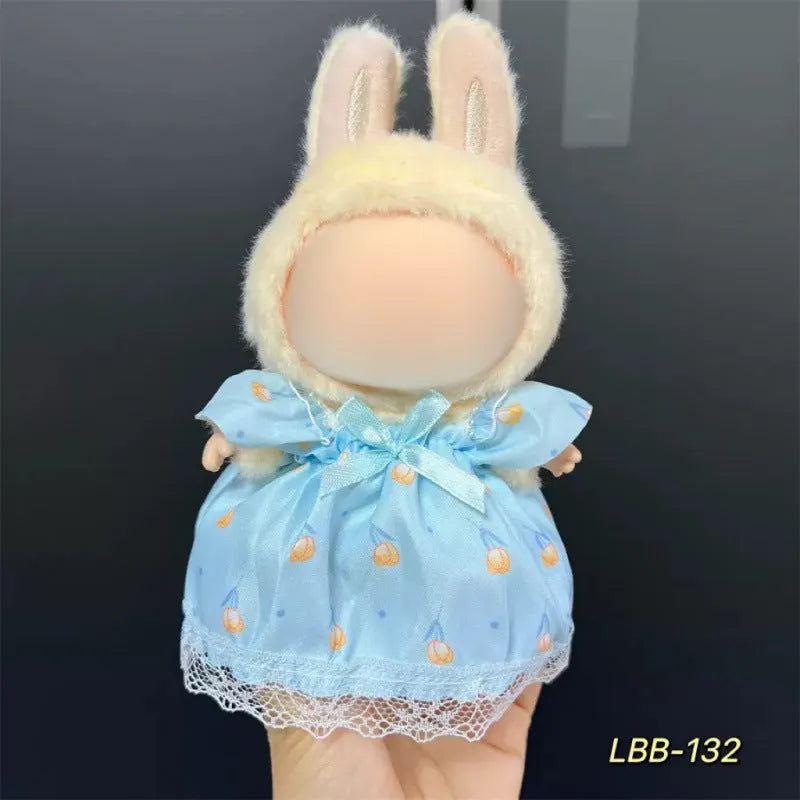 Plastic doll costume for 17cm vinyl figurine from LBB series