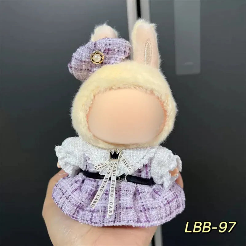 Plastic doll costume for 17cm vinyl figurine from LBB series